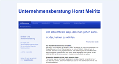 Desktop Screenshot of horst-meiritz.de